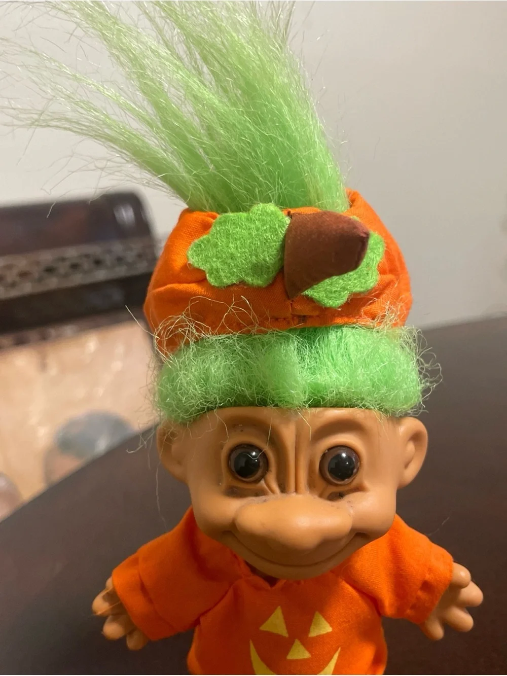 Vintage Russ Pumpkin Halloween Troll Doll Jack-o-lantern Fall Decor  Pumpkin